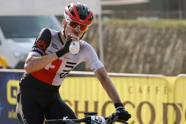 29.07.2026, Monteceneri, Monteceneri, 2026 UEC MTB European Championship, EM, Europameisterschaft XCC Qualifications Men Junior, Joel Stoffel 28 (SUI) recovering after the race Monteceneri Monteceneri Ticino Switzerland *** July 29, 2026, Monteceneri, Monteceneri, 2026 UEC MTB European Championship XCC Qualifications Men s Junior, Joel Stoffel 28 SUI recovering after the race in Monteceneri, Monteceneri, Ticino, Switzerland Copyright: xJustPictures.ch FrancescoxMinghettix jp-en-FrMi-_NG_0851