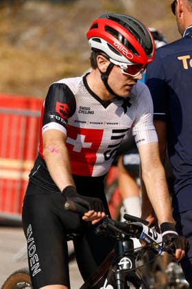 29.07.2026, Monteceneri, Monteceneri, 2026 UEC MTB European Championship, EM, Europameisterschaft XCC Qualifications Men Junior, Joel Stoffel 28 (SUI) recovering after the race Monteceneri Monteceneri Ticino Switzerland *** July 29, 2026, Monteceneri, Monteceneri, 2026 UEC MTB European Championship XCC Qualifications Men s Junior, Joel Stoffel 28 SUI recovering after the race in Monteceneri, Monteceneri, Ticino, Switzerland Copyright: xJustPictures.ch FrancescoxMinghettix jp-en-FrMi-_NG_0863