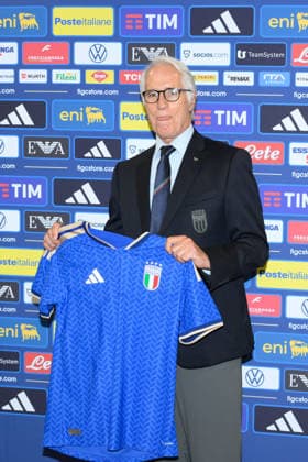 IPA87092952 - Giovanni Malago’ during the press conference, PK, Pressekonferenz to introduce Technical Commissioner Roberto Mancini and Technical Director Claudio Ranieri at the FIGC headquarters on Via Po in Rome, Italy—Wednesday, July 29, 2025. Sports—Soccer.  Copyright: xFabrizioxCorradetti IPAxSportx xx 87092952