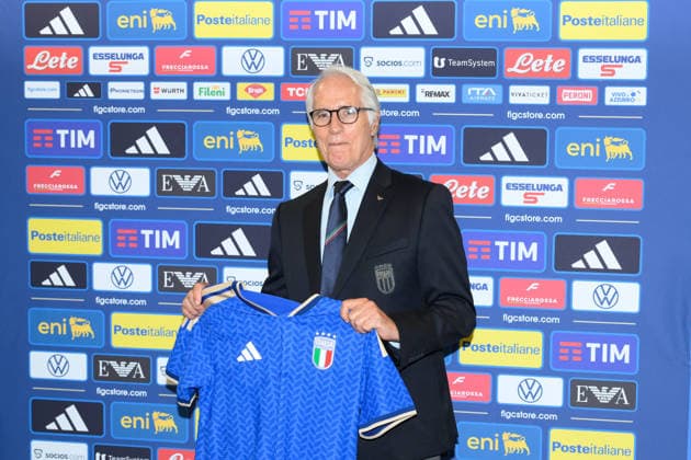 IPA87092957 - Giovanni Malago’ during the press conference, PK, Pressekonferenz to introduce Technical Commissioner Roberto Mancini and Technical Director Claudio Ranieri at the FIGC headquarters on Via Po in Rome, Italy—Wednesday, July 29, 2025. Sports—Soccer.  Copyright: xFabrizioxCorradetti IPAxSportx xx 87092957