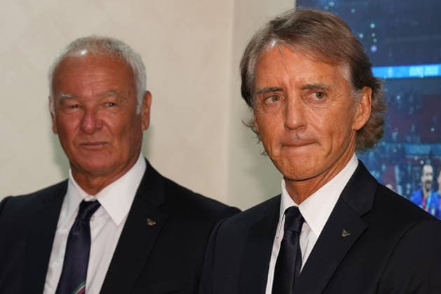 Roberto Mancini during press conference, PK, Pressekonferenz to present new coach Roberto Mancini and new technical director Claudio Ranieri at the Rome s, Italy - Wednesday July 29, 2026 - Soccer ( Photo by Alfredo Falcone LaPresse )  Copyright: xAlfredoxFalcone LaPressex