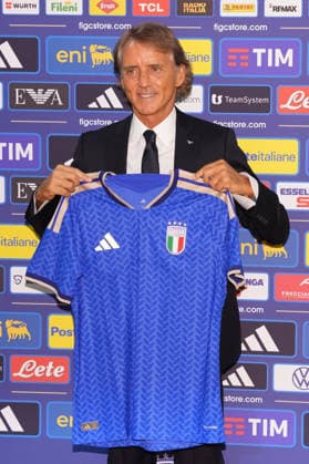 Roberto Mancini during press conference, PK, Pressekonferenz to present new coach Roberto Mancini and new technical director Claudio Ranieri at the Rome s, Italy - Wednesday July 29, 2026 - Soccer ( Photo by Alfredo Falcone LaPresse )  Copyright: xAlfredoxFalcone LaPressex