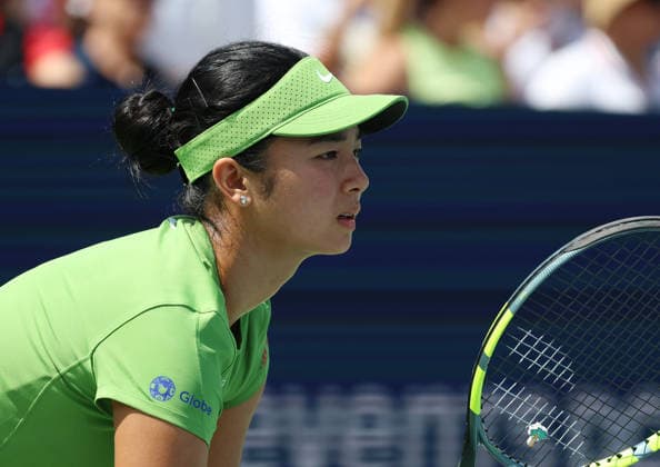 July 29, 2026, Washington, Illinois, USA: ALEXANDRA EALA of Phillipines during the match against L. Fernandez of Canada in the second round of Mubadala Washington DC, USA. Washington USA - ZUMAc278 20260729_zsp_c278_009 Copyright: xMarcinxCholewinskix