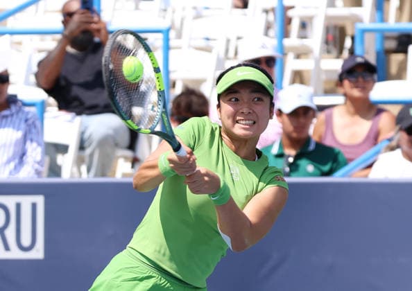 July 29, 2026, Washington, Illinois, USA: ALEXANDRA EALA of Phillipines during the match against L. Fernandez of Canada in the second round of Mubadala Washington DC, USA. Washington USA - ZUMAc278 20260729_zsp_c278_011 Copyright: xMarcinxCholewinskix