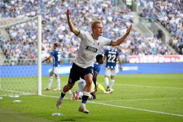 Lech Poznan V Aarhus GF - UEFA Champions League 2026 2027 Second Qualifying Round Second Leg Tobias Bech during the UEFA Champions League 2026 2027 Second Qualifying Round Second Leg match between Lech Poznan and Aarhus GF at Enea Stadium in Poznan, Poland, on July 29, 2026. Poznan Poland  Copyright: xPiotrxMatusewiczx originalFilename:matusewicz-lechpozn260729_npy44.jpg