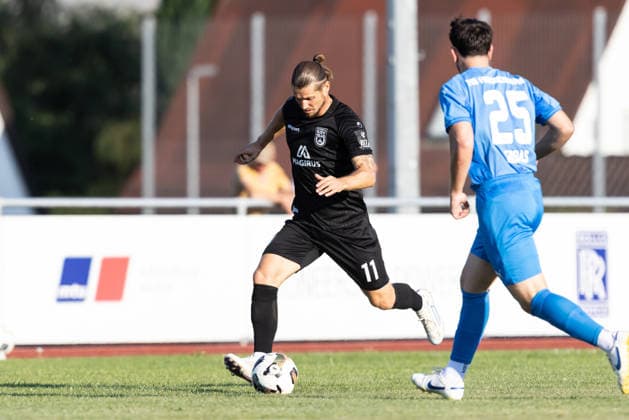 Dennis Chessa (SSV Ulm 1846 Fußball, 11) VfB Friedrichshafen vs. SSV Ulm 1846 Fußball, Fussball, Wfv-Pokal, 2. Runde, Zeppelinstadion Friedrichshafen 29.07.26 VfB Friedrichshafen vs. SSV Ulm 1846 Fußball, Fussball, Wfv-Pokal, 2. Runde, Zeppelinstadion Friedrichshafen 29.07.26 Friedrichshafen *** Dennis Chessa, SSV Ulm 1846 Soccer, 11 VfB Friedrichshafen vs. SSV Ulm 1846 Soccer, Wfv Cup, 2nd Round, Zeppelinstadion Friedrichshafen, July 29, 2026, VfB Friedrichshafen vs. SSV Ulm 1846 Soccer, WfV Cup, 2nd Round, Zeppelin Stadium, Friedrichshafen, July 29, 2026, Friedrichshafen Copyright: xEibner-Pressefotox EP_EER