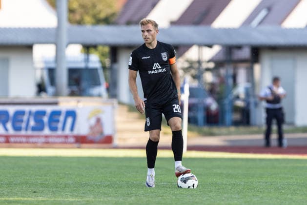 Freisteller Einzelbild Alexander Kopf (SSV Ulm 1846 Fußball, 20) VfB Friedrichshafen vs. SSV Ulm 1846 Fußball, Fussball, Wfv-Pokal, 2. Runde, Zeppelinstadion Friedrichshafen 29.07.26 VfB Friedrichshafen vs. SSV Ulm 1846 Fußball, Fussball, Wfv-Pokal, 2. Runde, Zeppelinstadion Friedrichshafen 29.07.26 Friedrichshafen *** Cropped Single Image: Alexander Kopf, SSV Ulm 1846 Soccer, 20 VfB Friedrichshafen vs. SSV Ulm 1846 Soccer, Wfv Cup, Round 2, Zeppelinstadion Friedrichshafen, July 29, 2026, VfB Friedrichshafen vs. SSV Ulm 1846 Soccer, WfV Cup, 2nd Round, Zeppelin Stadium, Friedrichshafen, July 29, 2026, Friedrichshafen Copyright: xEibner-Pressefotox EP_EER