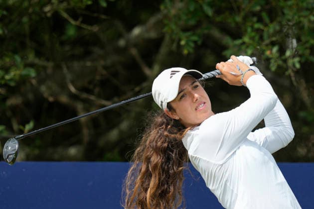 LYTHAM, ENGLAND - JULY 29: Julia Lopez Ramirez (ESP) plays from the thirteenth tee during Practice at the 50th AIG Women™s Open Championship at the Royal Lytham and St Anne™s Golf Club, Lytham on July 29, 2026 in Lancashire, England The 50th AIG Women™s Open Championship