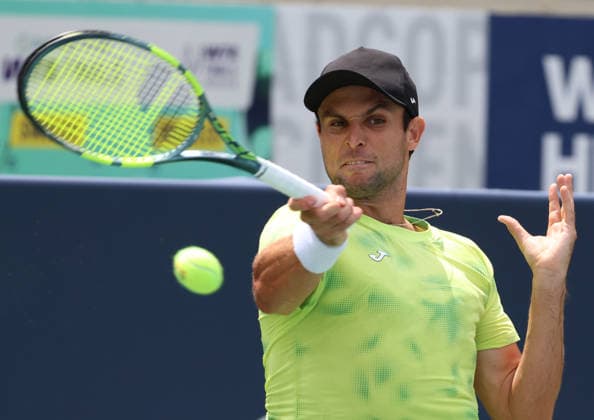 July 29, 2026, Washington, Illinois, USA: ALEKSANDAR VUKIC of Australia during the match against L. Musetti of Italy in the second round of Mubadala Washington DC, USA. Tennis: Mubadala DC Open - Aleksandar Vukic  - ZUMAc278 20260729_zsp_c278_037 Copyright: xMarcinxCholewinskix
