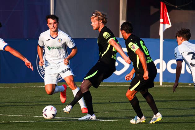 ESP: Atletico de Madrid v Getafe CF Pre season match 2026 2027 Morten Hjuldmand of Atletico de Madrid during Pre season match between Atletico de Madrid and Getafe at Estadio Cerro del Espino on July 24, 2026 in Majadahonda, Madrid, Spain. Madrid Madrid Spain Football *** ESP Atlético de Madrid vs. Getafe CF, 2026–2027 Preseason Match: Morten Hjuldmand of Atlético de Madrid during the preseason match between Atlético de Madrid and Getafe at Estadio Cerro del Espino on July 24, 2026, in Majadahonda, Madrid, Spain Madrid Madrid Spain Soccer Copyright: xAlejandroxMatiasx