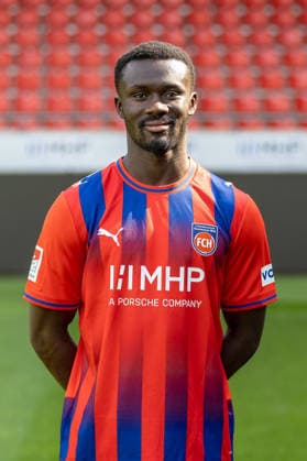 Sirlord Conteh (1.FC Heidenheim, 31), GER, 1.FC Heidenheim, Fussball, 2. Bundesliga, Portraettermin 2026 2027, 29.07.2026, DFL DFB REGULATIONS PROHIBIT ANY USE OF PHOTOGRAPHS AS IMAGE SEQUENCES AND OR QUASI-VIDEO, GER, 1.FC Heidenheim, Fussball, 2. Bundesliga, Portraettermin 2026 2027, 29.07.2026 Heidenheim *** Sirlord Conteh, 1 FC Heidenheim, 31, GER, 1 FC Heidenheim, soccer, 2. Bundesliga, photo shoot 2026–2027, July 29, 2026, DFL and DFB regulations prohibit any use of photographs as image sequences and or quasi-video, GER, 1 FC Heidenheim, soccer, 2. Bundesliga, photo shoot 2026–2027, July 29, 2026, Heidenheim Copyright: xEibner-Pressefoto JanixPlessx EP_JPL
