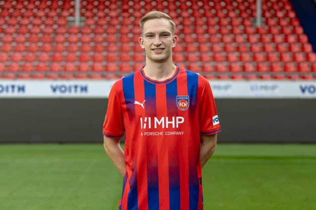 Maximilian Breunig (1.FC Heidenheim, 14), GER, 1.FC Heidenheim, Fussball, 2. Bundesliga, Portraettermin 2026 2027, 29.07.2026, DFL DFB REGULATIONS PROHIBIT ANY USE OF PHOTOGRAPHS AS IMAGE SEQUENCES AND OR QUASI-VIDEO, GER, 1.FC Heidenheim, Fussball, 2. Bundesliga, Portraettermin 2026 2027, 29.07.2026 Heidenheim *** Maximilian Breunig, 1 FC Heidenheim, 14, GER, 1 FC Heidenheim, soccer, 2. Bundesliga, photo shoot 2026–2027, July 29, 2026, DFL and DFB regulations prohibit any use of photographs as image sequences and or quasi-video, GER, 1 FC Heidenheim, soccer, 2. Bundesliga, photo shoot 2026–2027, July 29, 2026, Heidenheim Copyright: xEibner-Pressefoto JanixPlessx EP_JPL