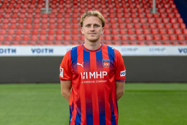 Mikkel Kaufmann (1.FC Heidenheim, 29), GER, 1.FC Heidenheim, Fussball, 2. Bundesliga, Portraettermin 2026 2027, 29.07.2026, DFL DFB REGULATIONS PROHIBIT ANY USE OF PHOTOGRAPHS AS IMAGE SEQUENCES AND OR QUASI-VIDEO, GER, 1.FC Heidenheim, Fussball, 2. Bundesliga, Portraettermin 2026 2027, 29.07.2026 Heidenheim *** Mikkel Kaufmann, 1 FC Heidenheim, 29, GER, 1 FC Heidenheim, soccer, 2. Bundesliga, photo shoot 2026–2027, July 29, 2026, DFL and DFB regulations prohibit any use of photographs as image sequences and or quasi-video, GER, 1 FC Heidenheim, soccer, 2. Bundesliga, photo shoot 2026–2027, July 29, 2026, Heidenheim Copyright: xEibner-Pressefoto JanixPlessx EP_JPL