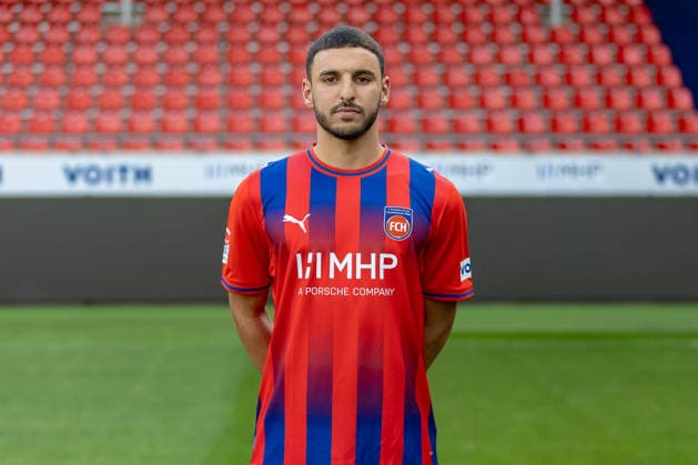 Oualid Mhamdi (1.FC Heidenheim, 22), GER, 1.FC Heidenheim, Fussball, 2. Bundesliga, Portraettermin 2026 2027, 29.07.2026, DFL DFB REGULATIONS PROHIBIT ANY USE OF PHOTOGRAPHS AS IMAGE SEQUENCES AND OR QUASI-VIDEO, GER, 1.FC Heidenheim, Fussball, 2. Bundesliga, Portraettermin 2026 2027, 29.07.2026 Heidenheim *** Oualid Mhamdi, 1 FC Heidenheim, 22, GER, 1 FC Heidenheim, soccer, 2. Bundesliga, photo shoot 2026–2027, July 29, 2026, DFL and DFB regulations prohibit any use of photographs as image sequences and or quasi-video, GER, 1 FC Heidenheim, soccer, 2. Bundesliga, photo shoot 2026–2027, July 29, 2026, Heidenheim Copyright: xEibner-Pressefoto JanixPlessx EP_JPL