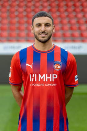 Oualid Mhamdi (1.FC Heidenheim, 22), GER, 1.FC Heidenheim, Fussball, 2. Bundesliga, Portraettermin 2026 2027, 29.07.2026, DFL DFB REGULATIONS PROHIBIT ANY USE OF PHOTOGRAPHS AS IMAGE SEQUENCES AND OR QUASI-VIDEO, GER, 1.FC Heidenheim, Fussball, 2. Bundesliga, Portraettermin 2026 2027, 29.07.2026 Heidenheim *** Oualid Mhamdi, 1 FC Heidenheim, 22, GER, 1 FC Heidenheim, soccer, 2. Bundesliga, photo shoot 2026–2027, July 29, 2026, DFL and DFB regulations prohibit any use of photographs as image sequences and or quasi-video, GER, 1 FC Heidenheim, soccer, 2. Bundesliga, photo shoot 2026–2027, July 29, 2026, Heidenheim Copyright: xEibner-Pressefoto JanixPlessx EP_JPL