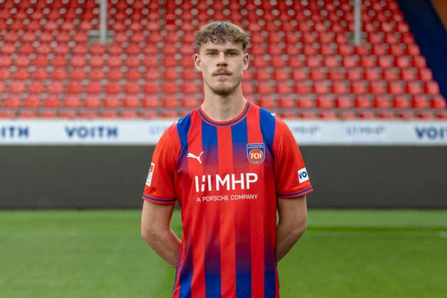 Adam Koelle (1.FC Heidenheim, 28), GER, 1.FC Heidenheim, Fussball, 2. Bundesliga, Portraettermin 2026 2027, 29.07.2026, DFL DFB REGULATIONS PROHIBIT ANY USE OF PHOTOGRAPHS AS IMAGE SEQUENCES AND OR QUASI-VIDEO, GER, 1.FC Heidenheim, Fussball, 2. Bundesliga, Portraettermin 2026 2027, 29.07.2026 Heidenheim *** Adam Koelle, 1 FC Heidenheim, 28, GER, 1 FC Heidenheim, soccer, 2. Bundesliga, photo shoot 2026–2027, July 29, 2026, DFL and DFB regulations prohibit any use of photographs as image sequences and or quasi-video, GER, 1 FC Heidenheim, soccer, 2. Bundesliga, photo shoot 2026–2027, July 29, 2026, Heidenheim Copyright: xEibner-Pressefoto JanixPlessx EP_JPL