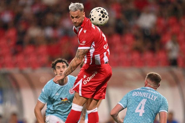 CRVENA ZVEZDA vs LARNE NORTHERN IRLAND MARKO ARNAUTOVIC football Crvena zvezda vs Larne Northern Irland during UEFA Champions league qualification match at Rajko Mitic stadium, Belgrade 29.07.2026 Foto: FOOTBALL, CRVENA ZVEZDA, RED STAR, UEFA CHAMPIONS LEAGUE QUALIFICATIONS, LARNE NORTHERN IRLAND Belgrade Rajko Mitic stadium Serbia Copyright: xMarkoxMetlasx xMNxPressx