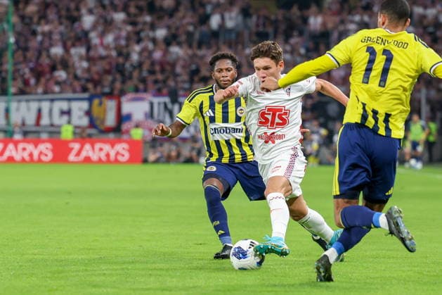 Zabrze 29.07.2026. Football UEFA Champions League match between Gornik Zabrze and Fenerbahce SK in Zabrze, Poland on July 29, 2026 --- Mecz pilka nozna UEFA Champions League pomiedzy Gornik Zabrze a Fenerbahce SK w Zabrzu, Polska 29 lipca 2026 Persons Shown: Maksym Khlan Fot. Michal Gaciarz Arena Akcji NEWSPIX.PL --- newspix.pl 