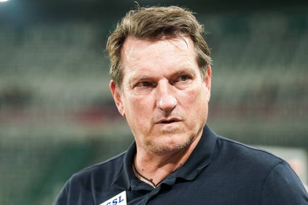Fussball: Österreich: UEFA Conference League Qualifikation 2026 2027 - 2. Runde, 29.07.2026 - SK Rapid Wien (Österreich) vs. FC Santa Coloma (Andorra) - Allianz Stadion (Wien, Hütteldorf, Österreich); Andreas Herzog *** Soccer Austria UEFA Conference League Qualifiers 2026–2027, Round 2, July 29, 2026: SK Rapid Vienna (Austria) vs. FC Santa Coloma (Andorra) at Allianz Stadium, Vienna, Hütteldorf, Austria; Andreas Herzog Copyright: xLUKAxKOLANOVICx