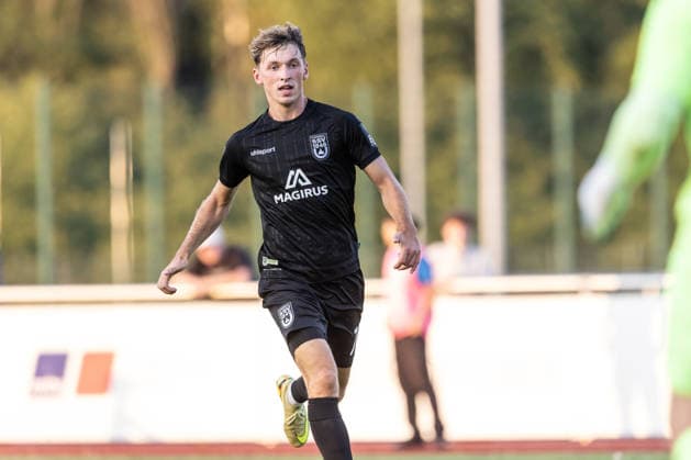 Freisteller Einzelbild Benjamin Goller (SSV Ulm 1846 Fußball, 07) VfB Friedrichshafen vs. SSV Ulm 1846 Fußball, Fussball, Wfv-Pokal, 2. Runde, Zeppelinstadion Friedrichshafen 29.07.26 VfB Friedrichshafen vs. SSV Ulm 1846 Fußball, Fussball, Wfv-Pokal, 2. Runde, Zeppelinstadion Friedrichshafen 29.07.26 Friedrichshafen *** Cropped Single Image: Benjamin Goller, SSV Ulm 1846 Soccer, July 7: VfB Friedrichshafen vs. SSV Ulm 1846 Soccer, WfV Cup, 2nd Round, Zeppelin Stadium, Friedrichshafen, July 29, 2026, VfB Friedrichshafen vs. SSV Ulm 1846, soccer, WfV Cup, 2nd round, Zeppelin Stadium, Friedrichshafen, July 29, 2026, Friedrichshafen Copyright: xEibner-Pressefotox EP_EER
