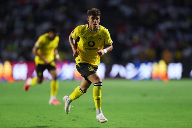 Samuele Inacio (Dortmund), JULY 29, 2026 - Football Soccer : Cerezo Osaka Global Challenge 2026 between Cerezo Osaka 1-0 Borussia Dortmund at Yanmar Hanasaka Stadium in Osaka, Japan. Noxthirdxpartyxsales  aflo_339488939 NaokixMoritax