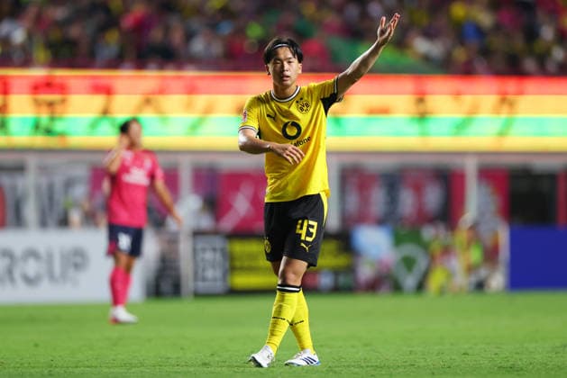 Takato Yamamoto (Dortmund), JULY 29, 2026 - Football Soccer : Cerezo Osaka Global Challenge 2026 between Cerezo Osaka 1-0 Borussia Dortmund at Yanmar Hanasaka Stadium in Osaka, Japan. Noxthirdxpartyxsales  aflo_339488947 NaokixMoritax