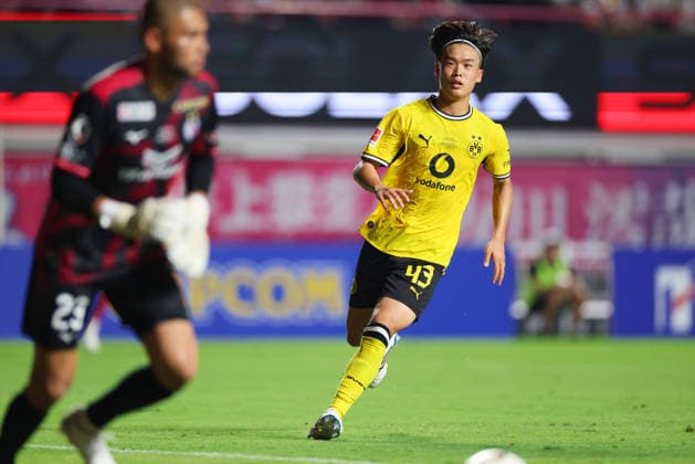 Takato Yamamoto (Dortmund), JULY 29, 2026 - Football Soccer : Cerezo Osaka Global Challenge 2026 between Cerezo Osaka 1-0 Borussia Dortmund at Yanmar Hanasaka Stadium in Osaka, Japan. Noxthirdxpartyxsales  aflo_339489008 NaokixMoritax