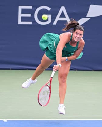 July 29, 2026, Washington, D.C, U.S: EMMA NAVARRO hits a serve during her match against Elisabetta Cocciaretto at the Rock Creek Tennis Center. Washington U.S - ZUMAg196 20260729_zap_g196_007 Copyright: xKylexGustafsonx