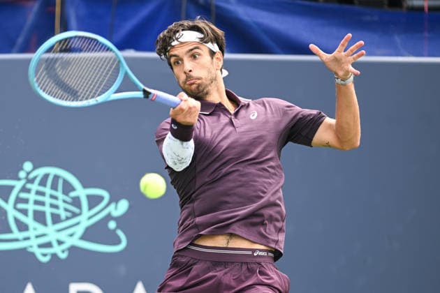 July 29, 2026, Washington, D.C, U.S: LORENZO MUSETTI hits a forehand during his match against Aleksandar Vukic at the Rock Creek Tennis Center. Washington U.S - ZUMAg196 20260729_zap_g196_014 Copyright: xKylexGustafsonx