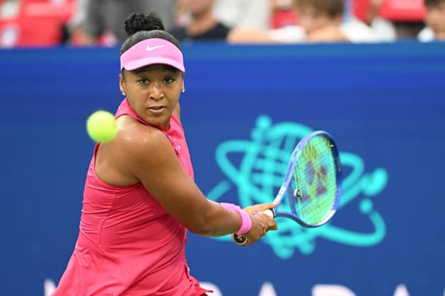 July 29, 2026, Washington, D.C, U.S: NAOMI OSAKA hits a backhand during her match against Ashlyn Krueger at the Rock Creek Tennis Center. Tennis 2026 - Mubadala Open  - ZUMAg196 20260729_zap_g196_024 Copyright: xKylexGustafsonx