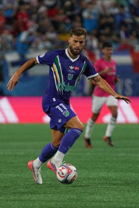 Philip Zinckernagel of MLS, Fussball Herren, USA All Stars in action during the Major League Soccer All-Star Game between MLS All Stars and Liga MX All-Stars at Bank of America stadium in Charlotte, USA, 29 jULY 2026. All-Star Game: MLS All Stars vs. Liga MX All-Stars !ACHTUNG: NUR REDAKTIONELLE NUTZUNG!  Copyright: xKennethxFernandezx GR4018 20260730-55021027028_1