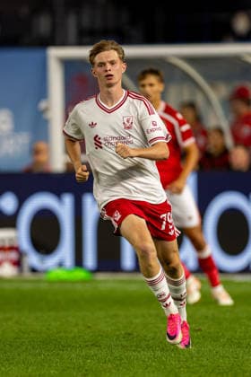 Football - Pre-Season - Liverpool FC v Wrexham AFC NEW YORK, USA - Wednesday, July 29, 2026: Liverpool s Will Wright during a pre-season friendly match between Liverpool FC and Wrexham AFC at Yankee Stadium. (Photo by David Rawcliffe Propaganda) NEW YORK Yankee Stadium NEW YORK UNITED STATES OF AMERICA  Copyright: xDavidxRawcliffex P2026-07-29-Liverpool_Wrexham-107