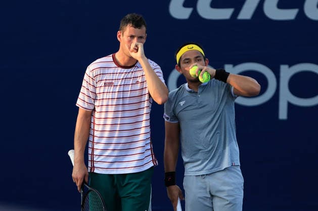 LOS CABOS TENNIS OPEN 2026 JI SUNG NAM TAKERY YUZUKI VS PRUCHYA ISARO JOSHUA PARIS 29072026 LOS CABOS, BAJA CALIFORNIA, MEXICO. Action photo of Pryucha Isaro and Joshua Paris, during game of the Los Cabos Tennis Open 2026 held at the Cabo Sports Complex in Baja California, Mexico. Foto de accion de Pryucha Isaro and Joshua Paris, durante juego del Los Cabos Tennis Open 2026 celebrado en el Cabo Sports Complex de Baja California, Mexico. PHOTO BY IMAGENSHOP AGENCIA FOTOGRAFICA LOS CABOS BAJA CALIFORNIA MEXICO *** LOS CABOS TENNIS OPEN 2026 JI SUNG NAM TAKERY YUZUKI VS PRUCHYA ISARO JOSHUA PARIS 07 29 2026 LOS CABOS, BAJA CALIFORNIA, MEXICO Action photo of Pryucha Isaro and Joshua Paris during a match at the 2026 Los Cabos Tennis Open held at the Cabo Sports Complex in Baja California, Mexico Action photo of Pryucha Isaro and Joshua Paris, during a match at the 2026 Los Cabos Tennis Open held at the Cabo Sports Complex in Baja California, Mexico PHOTO BY IMAGENSHOP PHOTO AGENCY LOS CABOS, BAJA CALIFORNIA, MEXICO Copyright: xIMAGENSHOPxAGENCIAxFOTOGRAFICAx