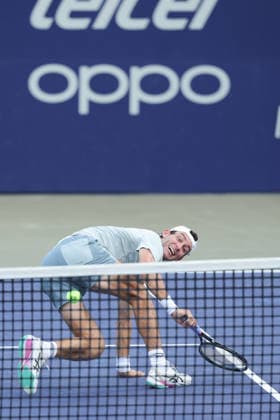 LOS CABOS TENNIS OPEN 2026 LOS CABOS TENNIS OPEN 2026 FRANCISCO CERUNDOLO VS TRISTAN BOYER 29072026 LOS CABOS, BAJA CALIFORNIA, MEXICO. Action photo of Tristan Boyer of the United States, during game of the Los Cabos Tennis Open 2026 held at the Cabo Sports Complex in Baja California, Mexico. Foto de accion de Tristan Boyer de Estados Unidos, durante juego del Los Cabos Tennis Open 2026 celebrado en el Cabo Sports Complex de Baja California, Mexico. PHOTO BY IMAGENSHOP AGENCIA FOTOGRAFICA LOS CABOS BAJA CALIFORNIA MEXICO *** LOS CABOS TENNIS OPEN 2026 LOS CABOS TENNIS OPEN 2026 FRANCISCO CERUNDOLO VS TRISTAN BOYER 07 29 2026 LOS CABOS, BAJA CALIFORNIA, MEXICO Action photo of Tristan Boyer of the United States during a match at the 2026 Los Cabos Tennis Open held at the Cabo Sports Complex in Baja California, Mexico Action photo of Tristan Boyer of the United States, during a match at the 2026 Los Cabos Tennis Open held at the Cabo Sports Complex in Baja California, Mexico PHOTO BY IMAGENSHOP PHOTO AGENCY LOS CABOS BAJA CALIFORNIA MEXICO Copyright: xIMAGENSHOPxAGENCIAxFOTOGRAFICAx