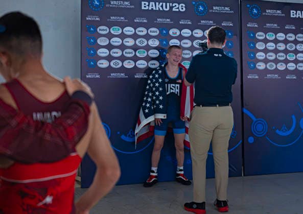 U17, U 17 Wrestling World Championships 45kg GR - Rylen Bezer Wax (USA) df. Ali Javadli (AZE) *** U17 Wrestling World Championships, 45kg Greco-Roman: Rylen Bezer (USA) defeated Ali Javadli (AZE)