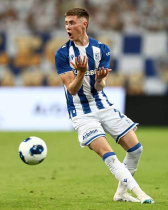 Lech Poznan V Aarhus GF - UEFA Champions League 2026 2027 Second Qualifying Round Second Leg Gisli Thordarson during the UEFA Champions League 2026 2027 Second Qualifying Round Second Leg match between Lech Poznan and Aarhus GF at Enea Stadium in Poznan, Poland, on July 29, 2026. Poznan Poland  Copyright: xPiotrxMatusewiczx originalFilename:matusewicz-lechpozn260729_np1uy.jpg