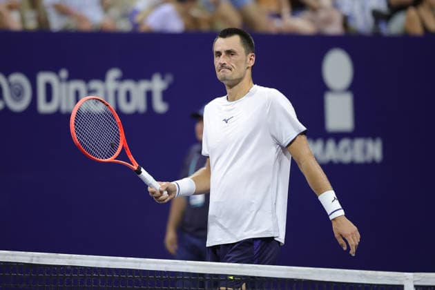 LOS CABOS TENNIS OPEN 2026 LOS CABOS TENNIS OPEN 2026 BERNARD TOMIC VS KAREN KHACHANOV 29072026 LOS CABOS, BAJA CALIFORNIA, MEXICO. Action photo of Bernard Tomic of Australia, during a game of the Los Cabos Tennis Open 2026 held at the Cabo Sports Complex in Baja California, Mexico. Foto de accion de Bernard Tomic de Australia, durante juego del Los Cabos Tennis Open 2026 celebrado en el Cabo Sports Complex de Baja California, Mexico. PHOTO BY IMAGENSHOP AGENCIA FOTOGRAFICA LOS CABOS BAJA CALIFORNIA MEXICO *** LOS CABOS TENNIS OPEN 2026 LOS CABOS TENNIS OPEN 2026 BERNARD TOMIC VS KAREN KHACHANOV 07 29 2026 LOS CABOS, BAJA CALIFORNIA, MEXICO Action photo of Bernard Tomic of Australia during a match at the 2026 Los Cabos Tennis Open held at the Cabo Sports Complex in Baja California, Mexico Action photo of Bernard Tomic of Australia, during a match at the 2026 Los Cabos Tennis Open held at the Cabo Sports Complex in Baja California, Mexico PHOTO BY IMAGENSHOP PHOTO AGENCY LOS CABOS BAJA CALIFORNIA MEXICO Copyright: xIMAGENSHOPxAGENCIAxFOTOGRAFICAx