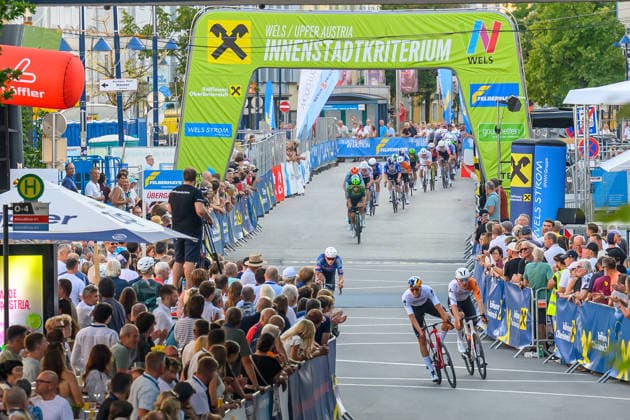 wels, austria, 29 july 2026, bicycle race welser innenstadtkriterium, men s race, *** Wels, Österreich, 29. Juli 2026, Radrennen Welser Innenstadtkriterium , Herrenrennen, Copyright: xx