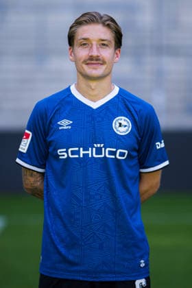 Marvin Mehlem; DSC Arminia Bielefeld; 2. BL, Porträttermin 2026 2027. Bielefeld Nordrhein-Westfalen Deutschland Schüco Arena *** Marvin Mehlem, DSC Arminia Bielefeld 2 (2nd Bundesliga), Photo Shoot 2026–2027, Bielefeld, North Rhine-Westphalia, Germany, Schüco Arena