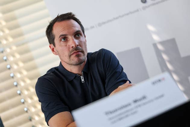 Frankfurt am Main, July 30, 2026: Thorsten Weiß (Geschäftsführer der DTB Service GmbH und WM-OK Chef) during a media day from Deutscher Turner-Bund (DTB) ahead of the Rhythmic gymnastics, Rhythmische Sportgymnastik, RSG World Championships at Festhalle Frankfurt (Aug. 12 16.2026) *** Frankfurt am Main, July 30, 2026—Thorsten Weiß, Managing Director of DTB Service GmbH and Head of the World Championships Organizing Committee, during a media day hosted by the German Gymnastics Federation (DTB) ahead of the Rhythmic Gymnastics World Championships at the Festhalle Frankfurt, August 12–16, 2026 Copyright: HMBxMedia JoaquimxFerreira