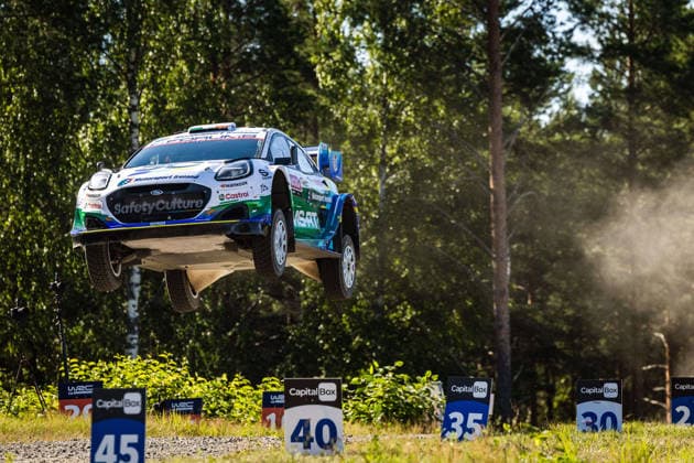 AUTO - WRC, Motorsport Rallye, WM - RALLY FINLAND 2026 95 Jon ARMSTRONG, Shane BYRNE, Ford Puma Rally1, action during the 2026 Rally Finland, 10th round of the 2026 WRC World Rally Car Championship, from July 30 to August 2, 2026 at Jyvaskyla, Finland - JyvaskylaFinland  Copyright: xNikosxKatikisx