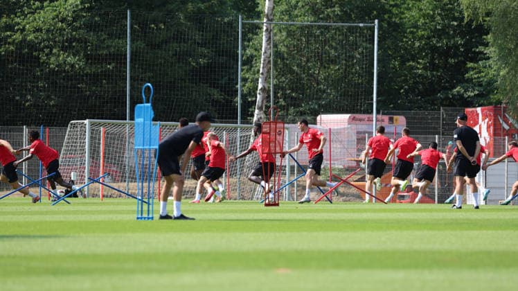 30.07.2026, xrekx, Fussball 2.Bundesliga, 1.FC Kaiserslautern - Training v.l. (DFL DFB REGULATIONS PROHIBIT ANY USE OF PHOTOGRAPHS as IMAGE SEQUENCES and or QUASI-VIDEO) Kaiserslautern *** July 30, 2026, xrekx, Soccer 2. Bundesliga, 1. FC Kaiserslautern Training v l DFL DFB REGULATIONS PROHIBIT ANY USE OF PHOTOGRAPHS as IMAGE SEQUENCES and or QUASI-VIDEO Kaiserslautern
