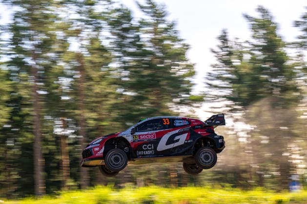MOTORSPORTS - Rally - WRC, Motorsport Rallye, WM Secto Rally Finland Photo by IPA ABACAPRESS.COM87110719 - Elfyn Evans (GBR) and Scott Martin (GBR) in a Toyota GR Yaris Rally1 from Toyota Gazoo Racing WRT in action during the FIA WRC SECTO RALLY FINLAND in Jyväskylä, Finland, July 30–August 2, 2026. Finland Finland  Copyright: xIPAxSport ABACAx