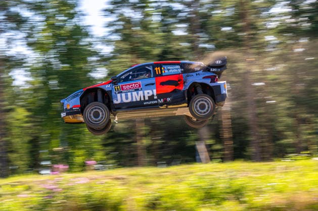 MOTORSPORTS - Rally - WRC, Motorsport Rallye, WM Secto Rally Finland Photo by IPA ABACAPRESS.COM87110686 - Thierry Neuville (BEL) and Martijn Wydaeghe (BEL) in a Hyundai i20 N Rally1 from the Hyundai Shell Mobis World Rally Team in action during the FIA WRC Secto Rally Finland in Jyväskylä, Finland, July 30–August 2, 2026. Finland Finland  Copyright: xIPAxSport ABACAx