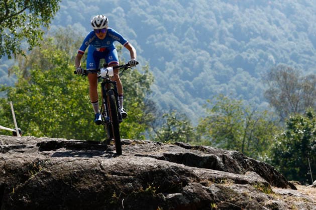 30.07.2026, Monteceneri, Monte Ceneri, 2026 UEC MTB European Championship, EM, Europameisterschaft XCC Women Junior s Final (cross country short track), Barbora Bukovska 2 (CZE) Monteceneri Monte Ceneri Ticino Switzerland *** July 30, 2026, Monteceneri, Monte Ceneri, 2026 UEC MTB European Championship XCC Women s Junior Final (cross-country short track), Barbora Bukovska 2 CZE Monteceneri Monte Ceneri Ticino Switzerland Copyright: xJustPictures.ch FrancescoxMinghettix jp-en-FrMi-_NG_0368