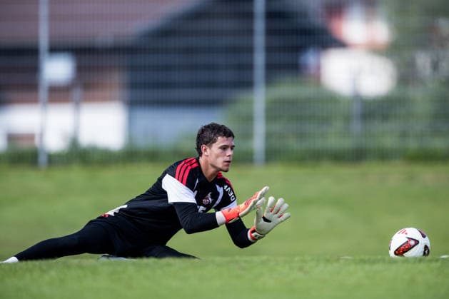 ST. JOHANN IN TIROL, AUSTRIA - JULY 30: Martin James (1. FC Koeln) catching the ball during a training session at trainings camp in Kitzbuehel of season 2026 27 at Koasastadion on July 30, 2026 in St. Johann in Tirol, Austria. Austria Copyright: xSteffiexWunderlx