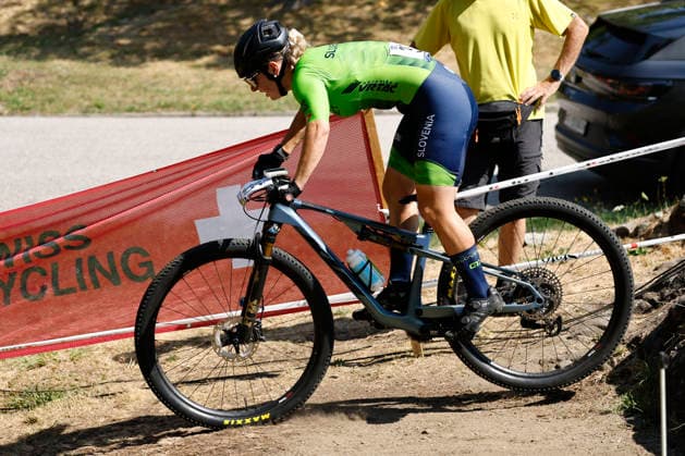 30.07.2026, Monteceneri, Monte Ceneri, 2026 UEC MTB European Championship, EM, Europameisterschaft XCC Women Junior s Final (cross country short track), Pina Å iler 35 (SLO) Monteceneri Monte Ceneri Ticino Switzerland *** July 30, 2026, Monteceneri, Monte Ceneri, 2026 UEC MTB European Championship XCC Women s Junior Final (Cross Country Short Track), Pina Åiler 35 SLO, Monteceneri, Monte Ceneri, Ticino, Switzerland Copyright: xJustPictures.ch FrancescoxMinghettix jp-en-FrMi-_NG_0457