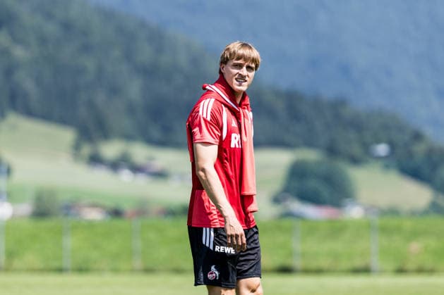 ST. JOHANN IN TIROL, AUSTRIA - JULY 30: Timo Huebers (Hübers, Hubers, 1. FC Koeln, 4) during a training session at trainings camp in Kitzbuehel of season 2026 27 at Koasastadion on July 30, 2026 in St. Johann in Tirol, Austria. Austria Copyright: xSteffiexWunderlx