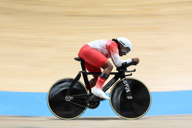 Glasgow 2026 Commonwealth Games Picture by Alex Whitehead SWpix.com - 30 07 2026 - Glasgow 2026 Commonwealth Games - Track cycling, Rad, Radsport, Bahnrad, Bahn and Para Track Cycling - Sir Chris Hoy Velodrome, Glasgow, Scotland - Women s C4-C5 4000m Individual Pursuit Qualifying - Kadeena Cox of England Glasgow Sir Chris Hoy Velodrome Scotland Copyright: x xSWpix.comx(t axPhotographyxHubxLtd)xAlexxWhitehead SWpix.comx SWP-3030-15978