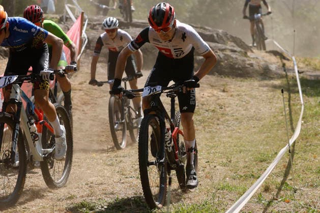 30.07.2026, Monteceneri, Monte Ceneri, 2026 UEC MTB European Championship, EM, Europameisterschaft XCC Men Junior s Final (cross country short track), Joel Stoffel 29 (SUI) Monteceneri Monte Ceneri Ticino Switzerland *** July 30, 2026, Monteceneri, Monte Ceneri, 2026 UEC MTB European Championship XCC Men s Junior Final, Cross Country Short Track, Joel Stoffel, 29, SUI, Monteceneri, Monte Ceneri, Ticino, Switzerland Copyright: xJustPictures.ch FrancescoxMinghettix jp-en-FrMi-_NG_0779